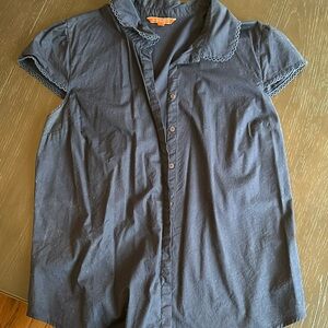 ModCloth Heart Button Up top sz XL